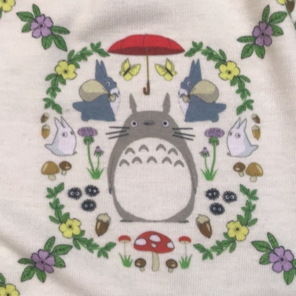 “My Neighbor Totoro” Short Sleeve Print Knit Dress.     size S - Picture 4 of 7